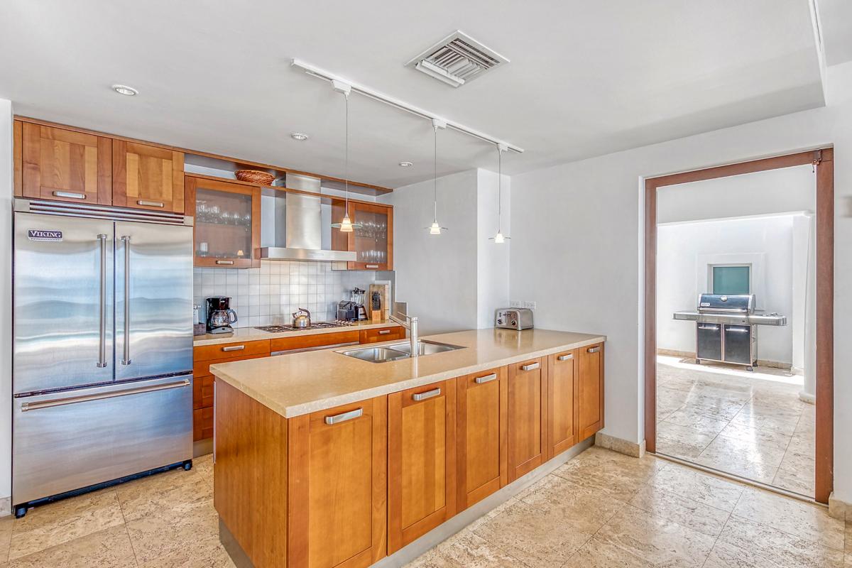 Pool Villa rental St Martin - Kitchen